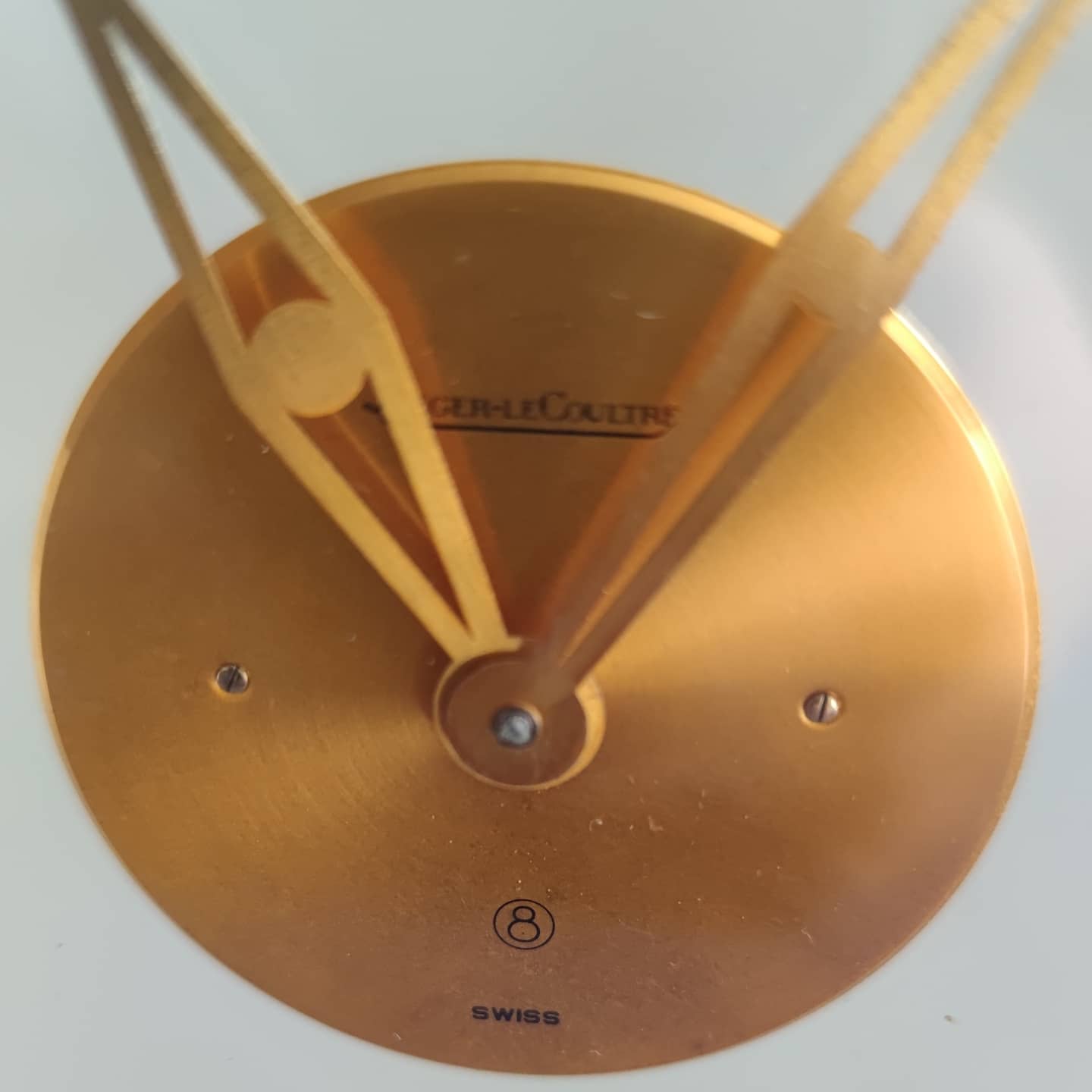 Jaeger Lecoultre mechanical pendule at 8 days