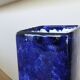 Vintage Blue Ceramic Vase: Hand-Painted Galaxy Glaze, 1970s Home Decor