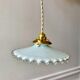 small serrated opaline supension early twentieth century