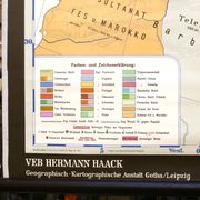 Carte de géographie allemande - Europe 17ème siècle
