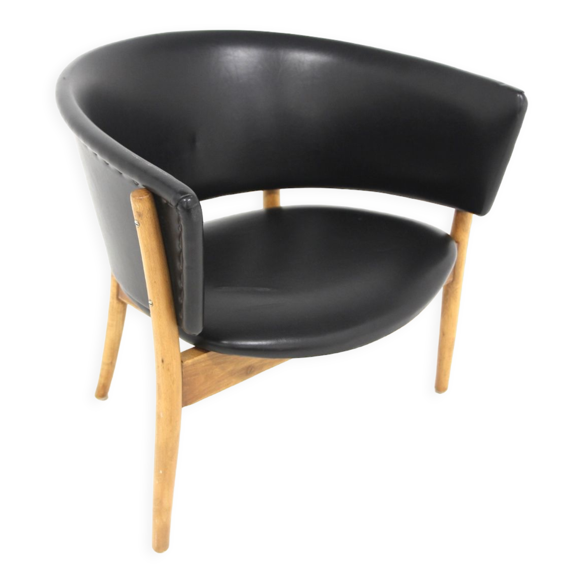 Scandinavian armchair "Rondell", Erik Wørtz, Möbel-Ikea, Sweden, 1960