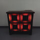 Bright brutalist bar furniture aranjou vintage from the 50s 60s in solid elm