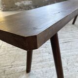 Solid oak farm bench 3m
