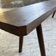 Solid oak farm bench 3m