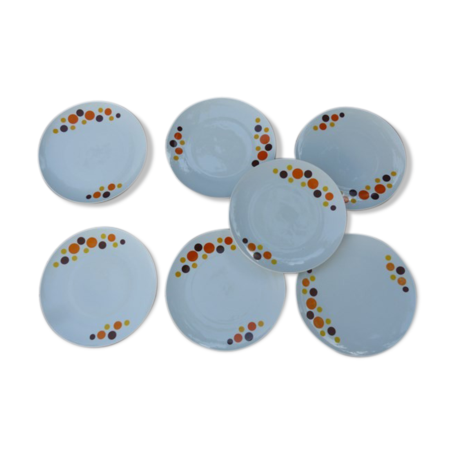 Flat plates vintage décor peas
