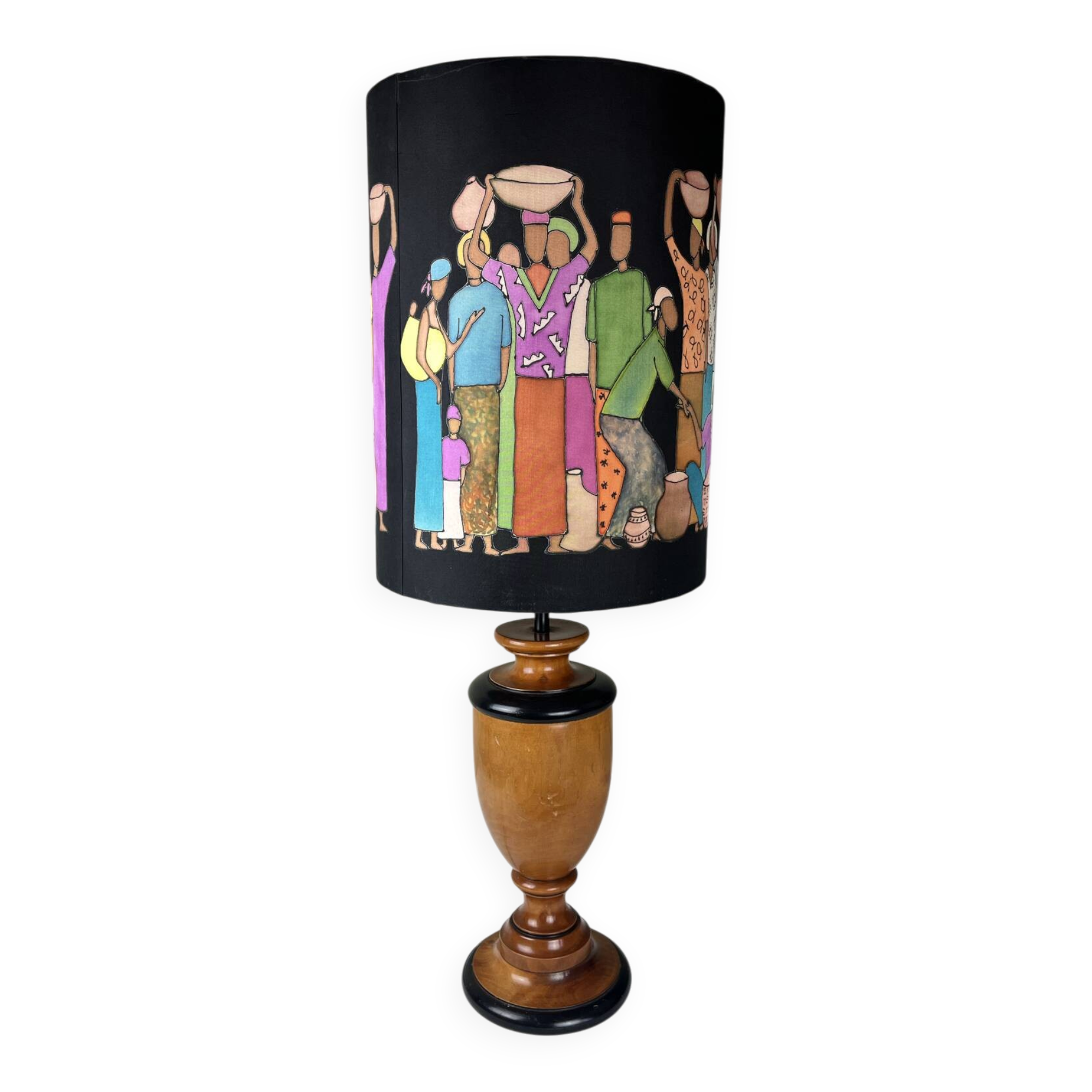 Hand-painted lampshade ambient lamp
