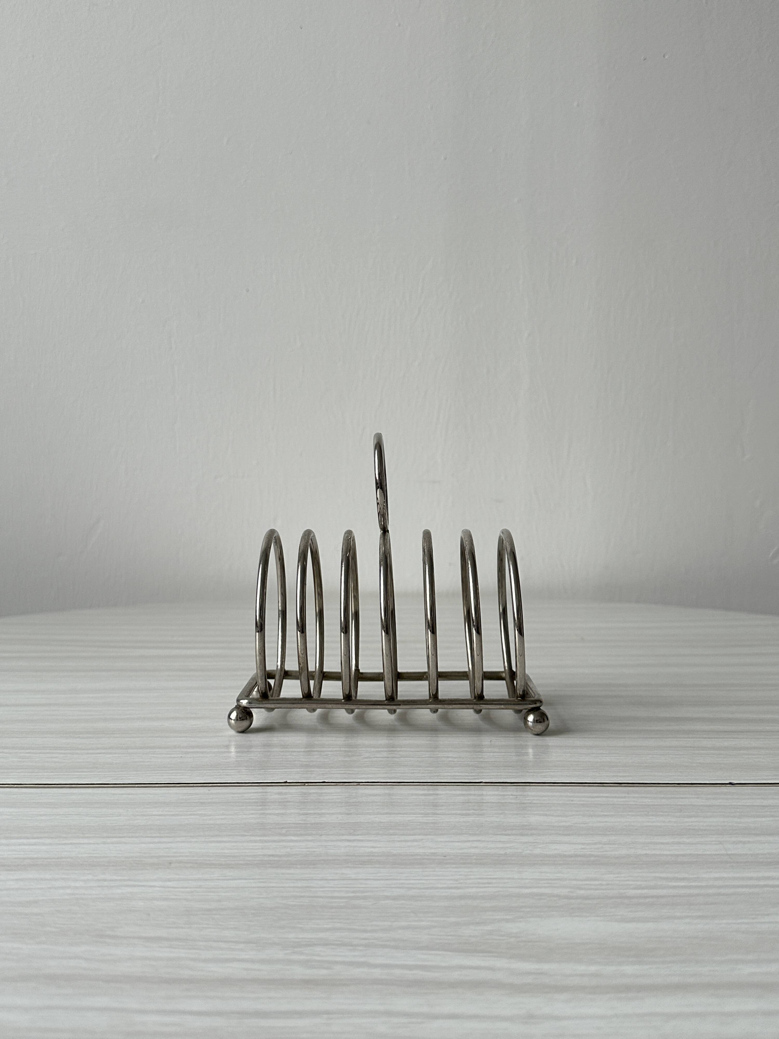 Old metal toast rack