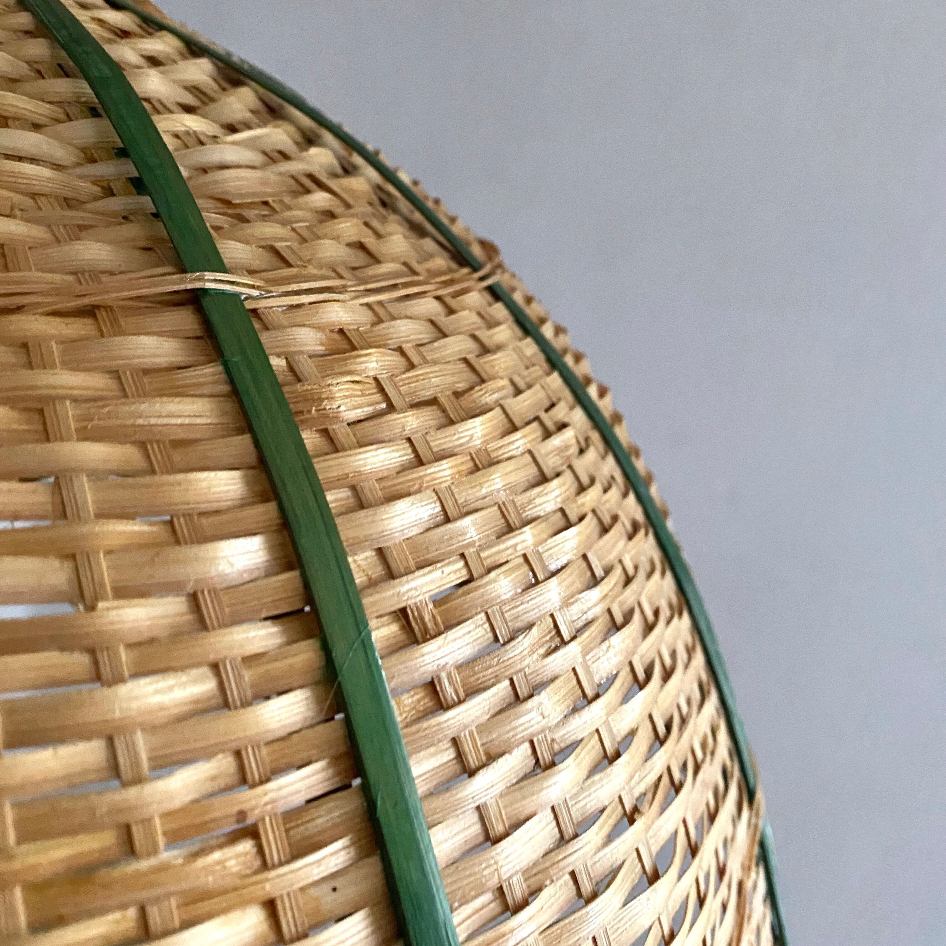 Vintage bamboo buffery bicolor abat