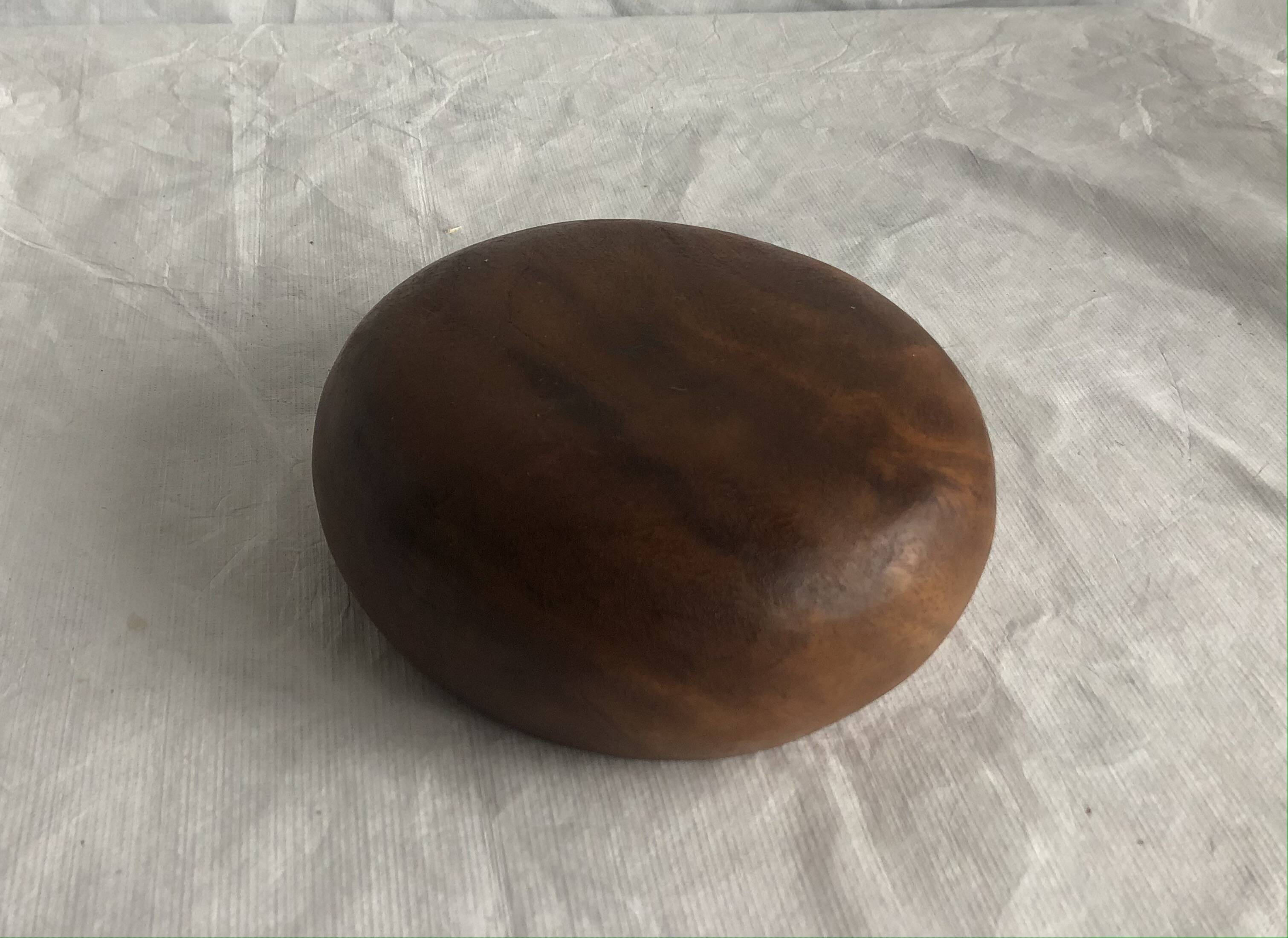 Vintage teak pocket empty
