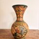Ceramic Vase Montopoli Italy Sgraffito Tuscany Vintage