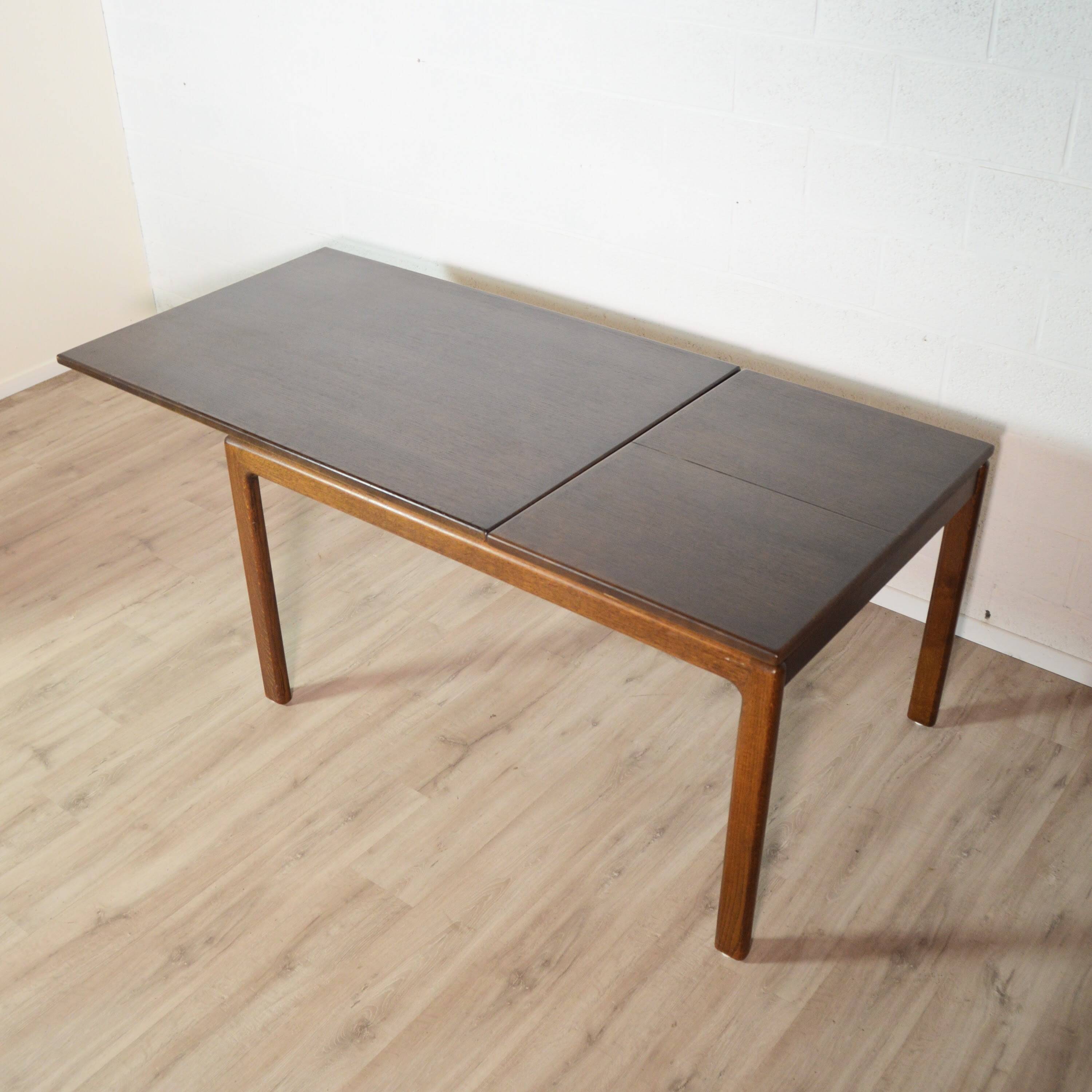 Lübke extendable dining table, German design, 1970s