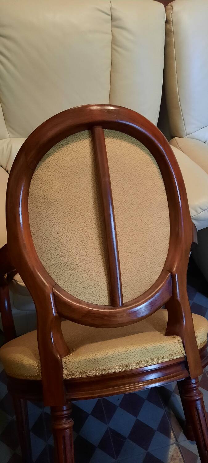 Paire de fauteuils style louis XVI