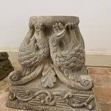 Pair of stone columns of the eighteenth century