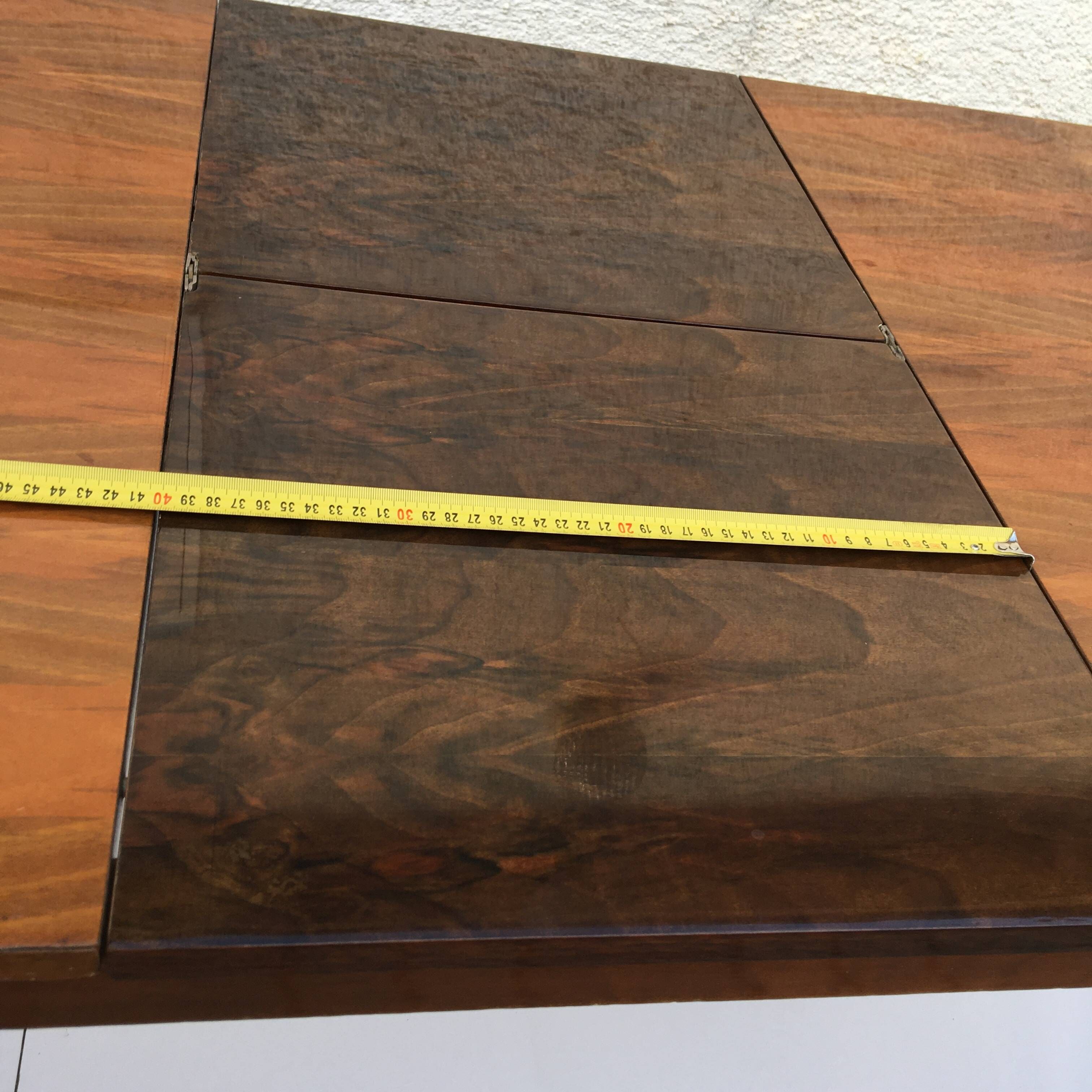 Vintage MIER Topolcany Extendable Dining Table Mid Century 60s Wood 120cm-160cm.