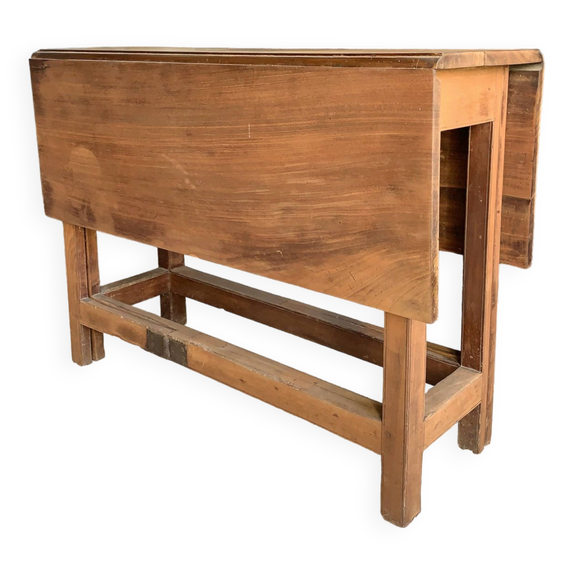 Solid wood table or console.