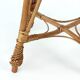 Tabouret en rotin vintage, Tchécoslovaquie années 1960
