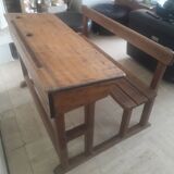 2-seater school desk, 1950s
