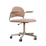 Chaise de bureau vintage de Kovona en tissu Kvadrat, années 1990.