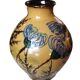 Art Deco vase Émile Simonod glazed terracotta