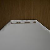 beveled hexagonal mirror