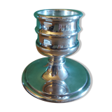 Silver metal design candle holder