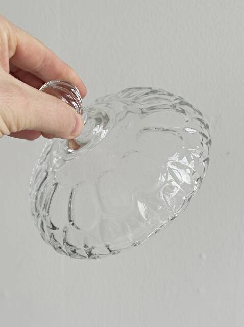 Antique glass candy box