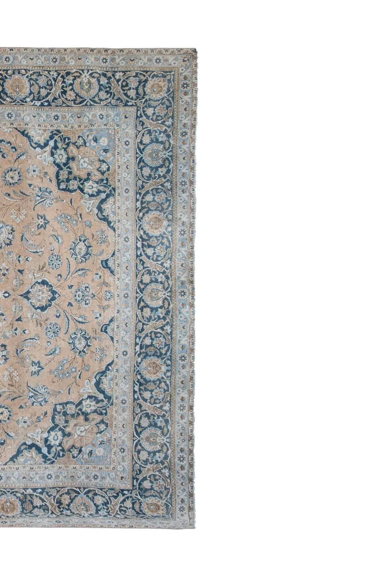 Vintage Turkish rug handmade 312x420 cm