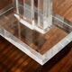 Lampe de table en plexiglas, lot de 2