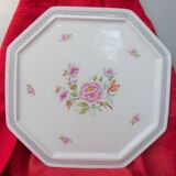 Limoges porcelain octagonal serving dish decorators Nath & Cath