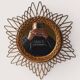 Rattan Sun Mirror