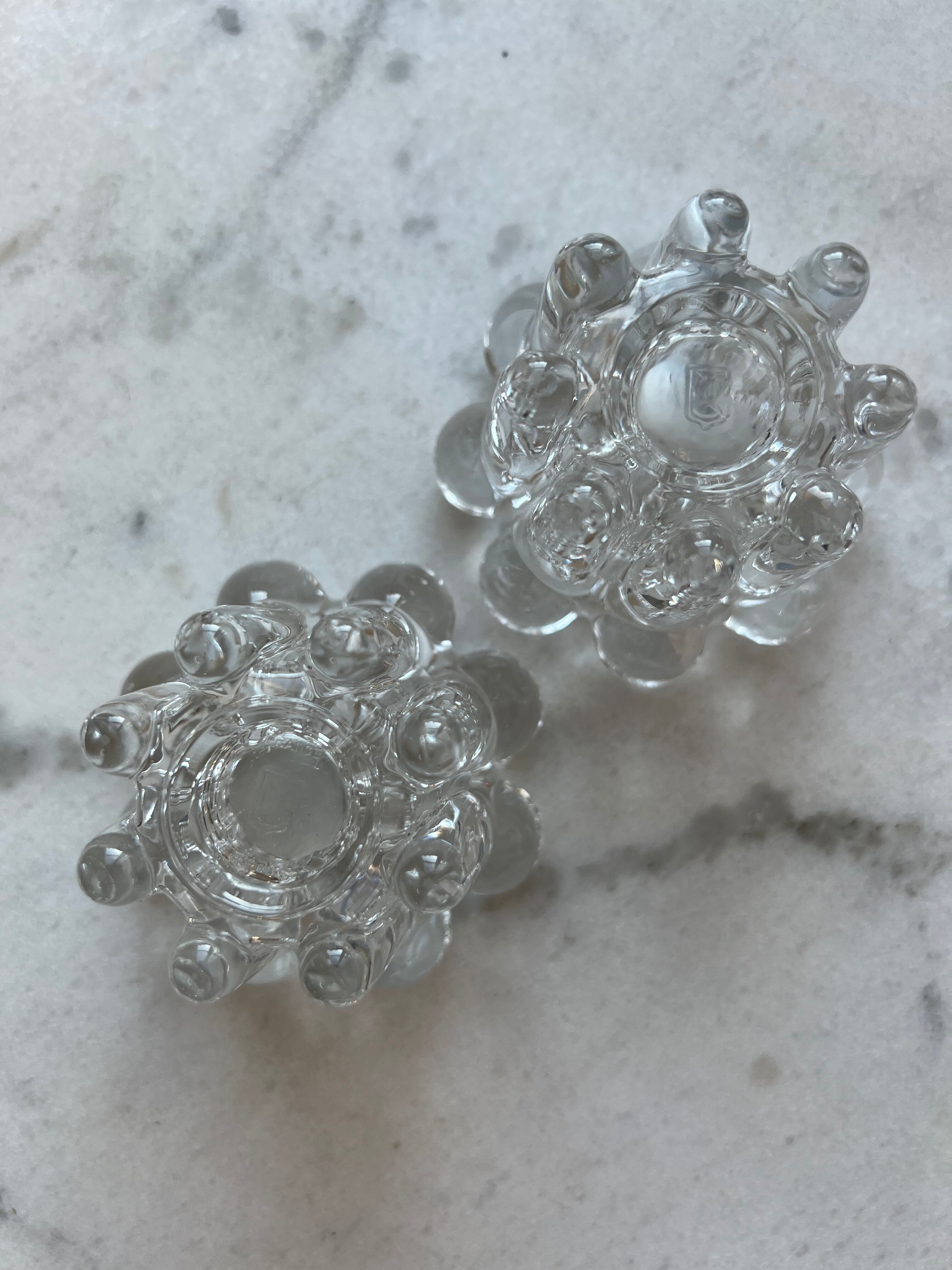 Set of 2 candle holders - Poulignac France