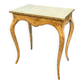 Petite table d'appoint victorienne en noyer