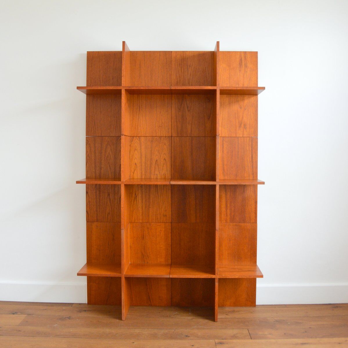 Wall unit / Scandinavian teak library 1970s