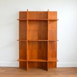 Wall unit / Scandinavian teak library 1970s