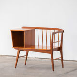 Scandinavian teak bench, 1960s