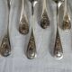 12 Silver-plated metal teaspoons 18 grs, Uniplat model