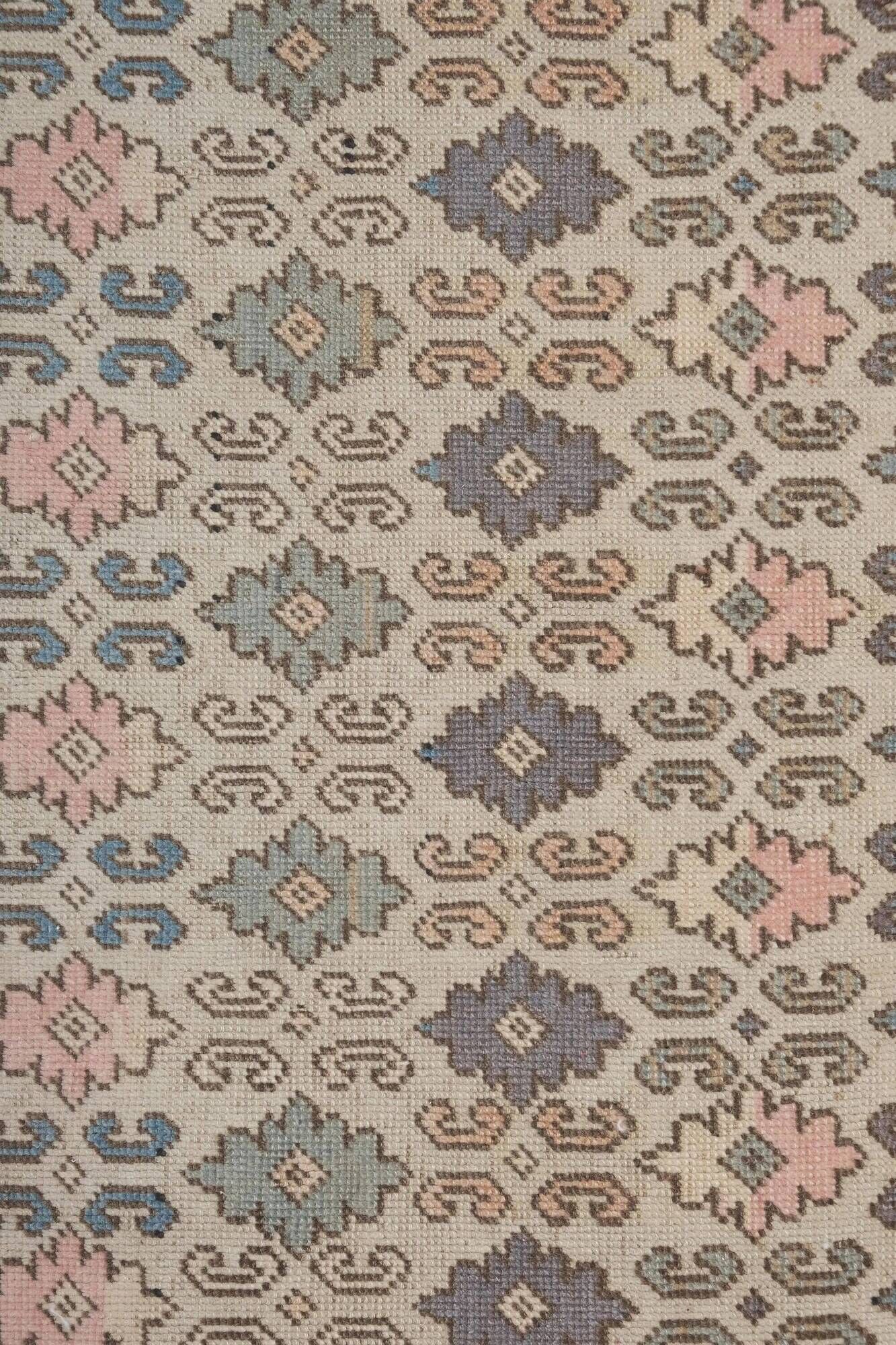 Vintage Turkish hallway rug 75x185 cm