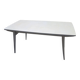 Large vintage extendable dining table – splayed legs