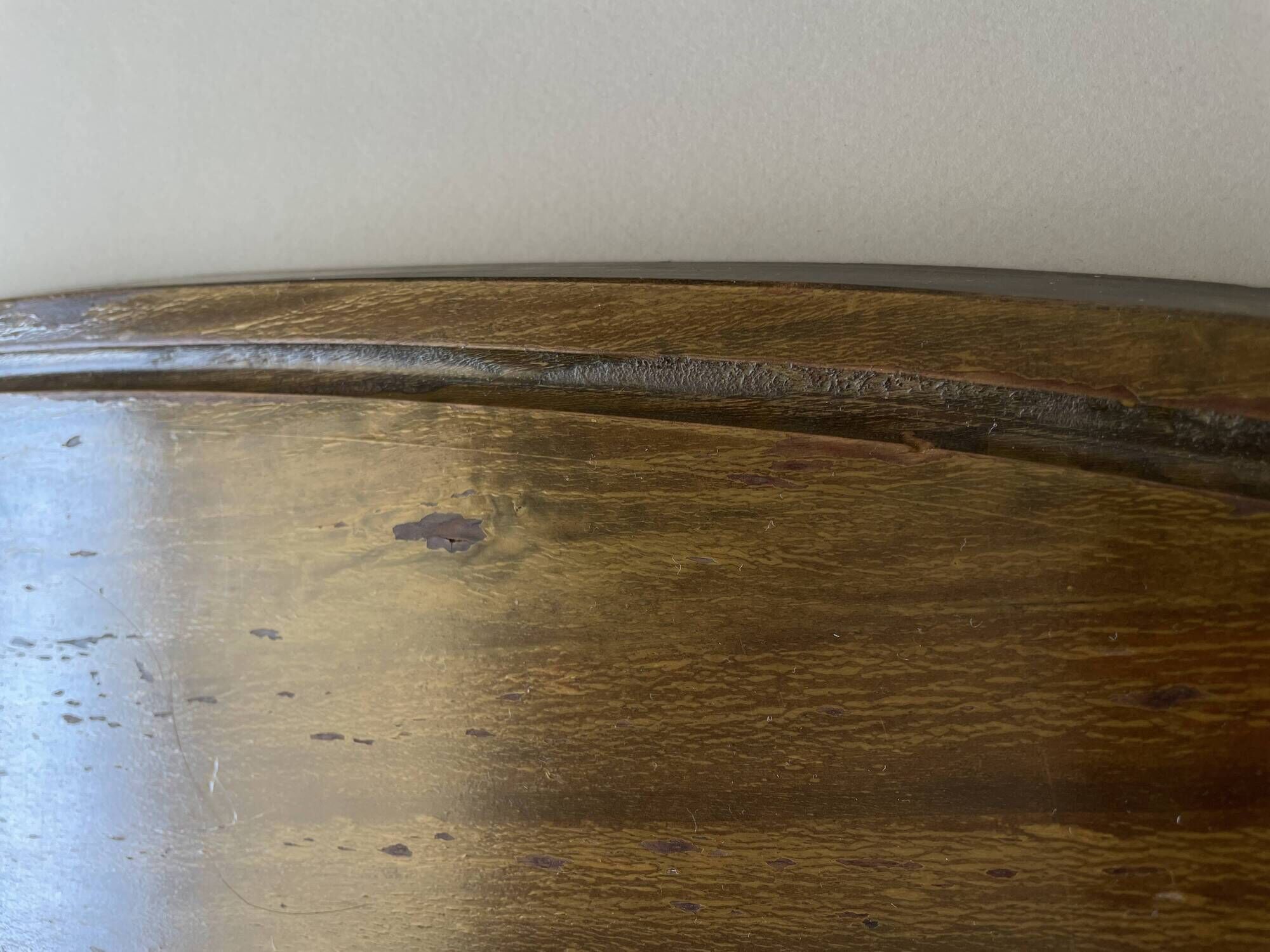 Large wooden and silver-plated fish board, 90 cm