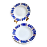 Art Deco Badonviller iron earth plates