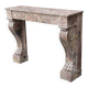 Charles X fireplace in Waulsort marble, 19th century