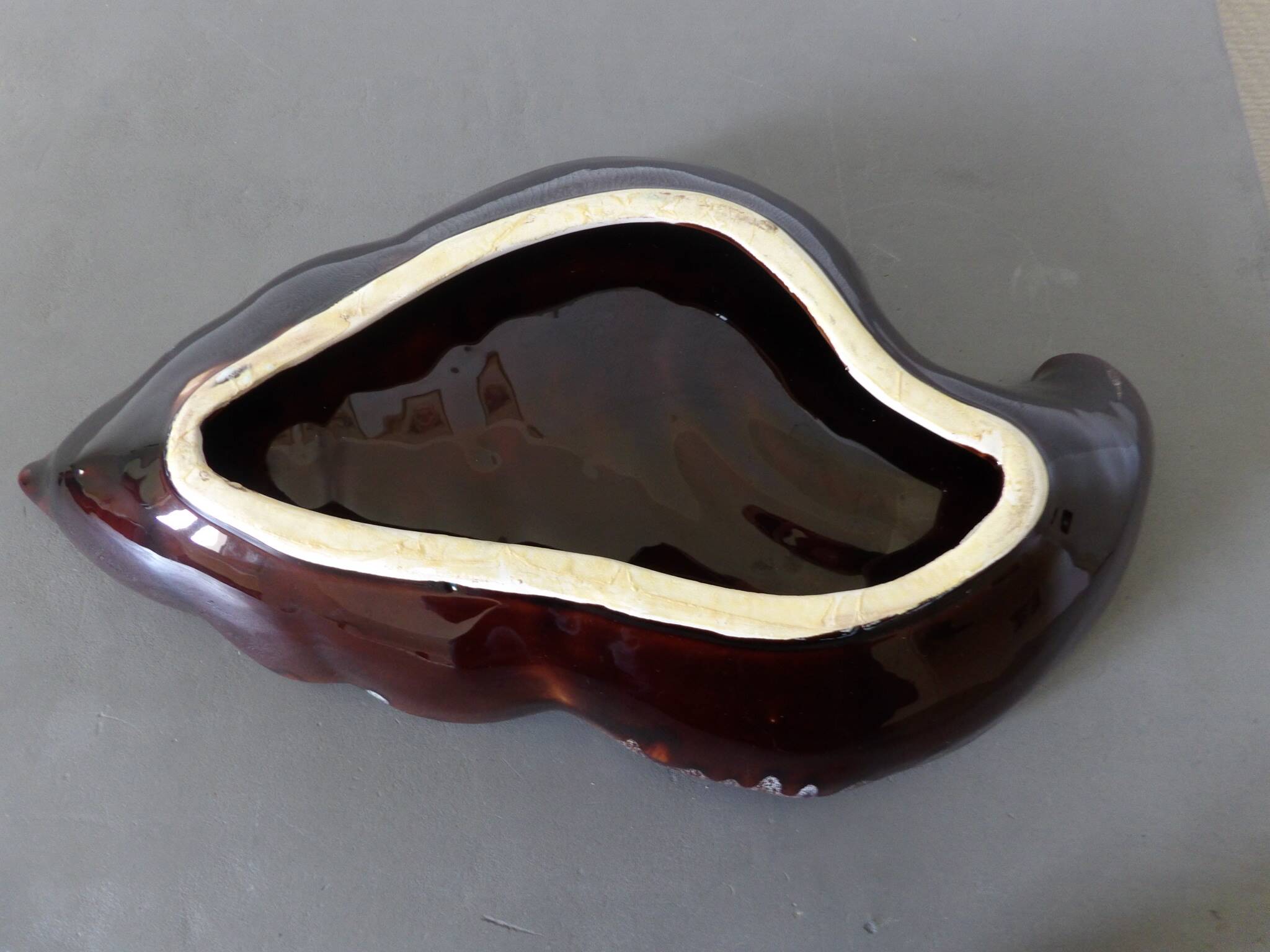 Purple fruit bowl