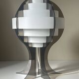 Vintage plastic and Plexiglas lamp from the 70s and 80s