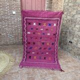 Moroccan Hanbel kilim rug, velvet rug, Moroccan Hanbel, Moroccan rug, Moroccan carpet.