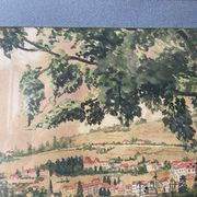 A.Cordeau "Walk around the lake" watercolor