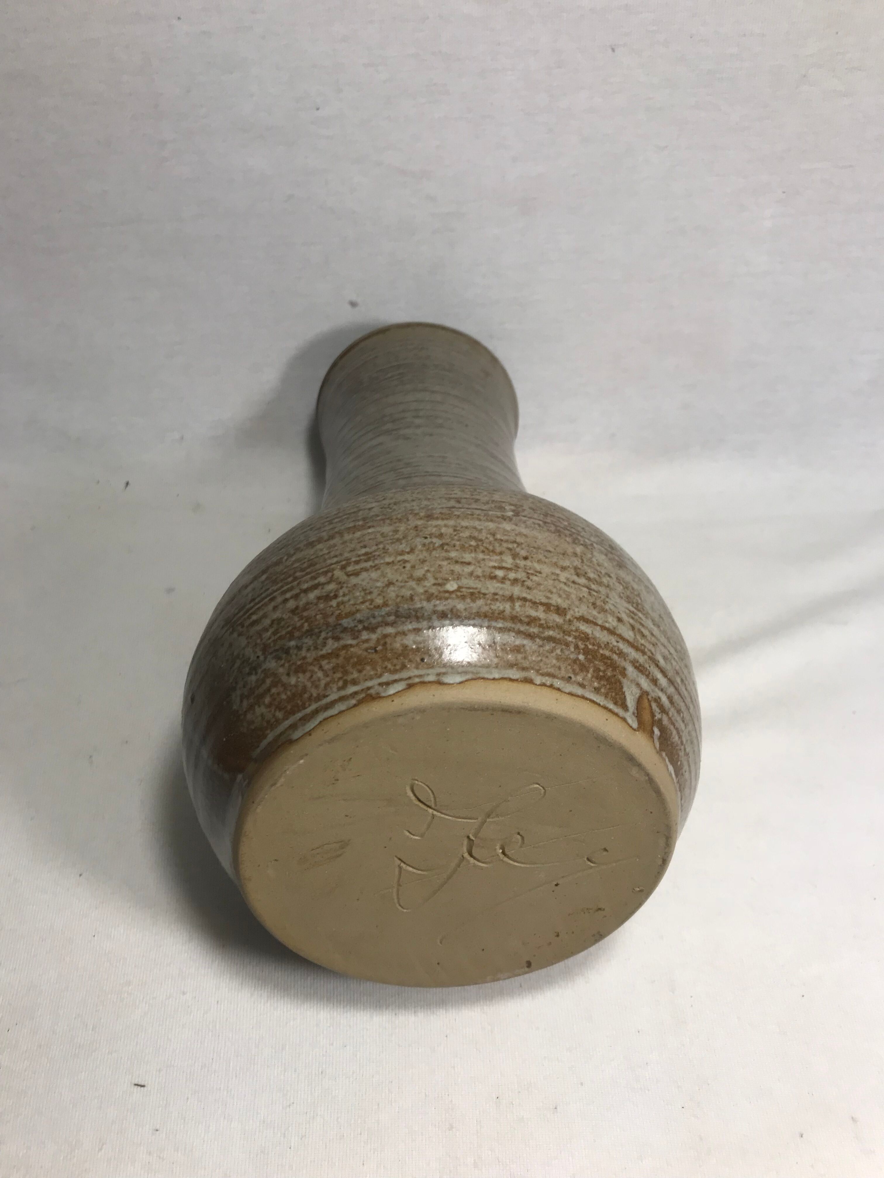 Old sandstone ball vase 1970