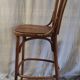 High chair in curved wood - mid. 20th century