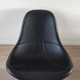 Pair of Tirup Ikea leather armchairs