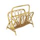 French Rattan Magazine Rack Boho Style Sixties