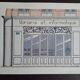Charme de Marseille lot de 12 grandes lithographies bâtiments C. d'Ortoli